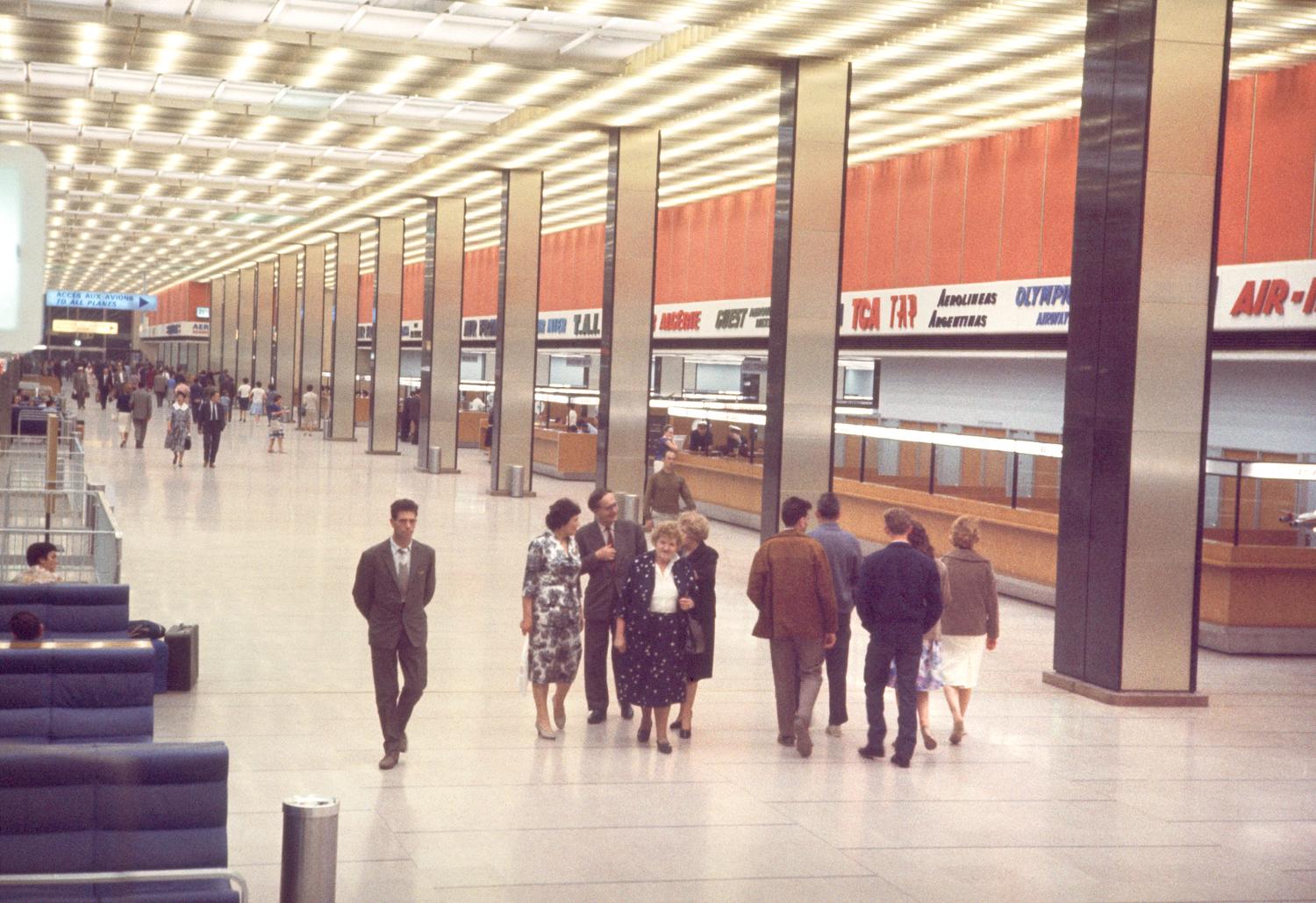 1961, le Grand Hall, rez-de-chaussée.
