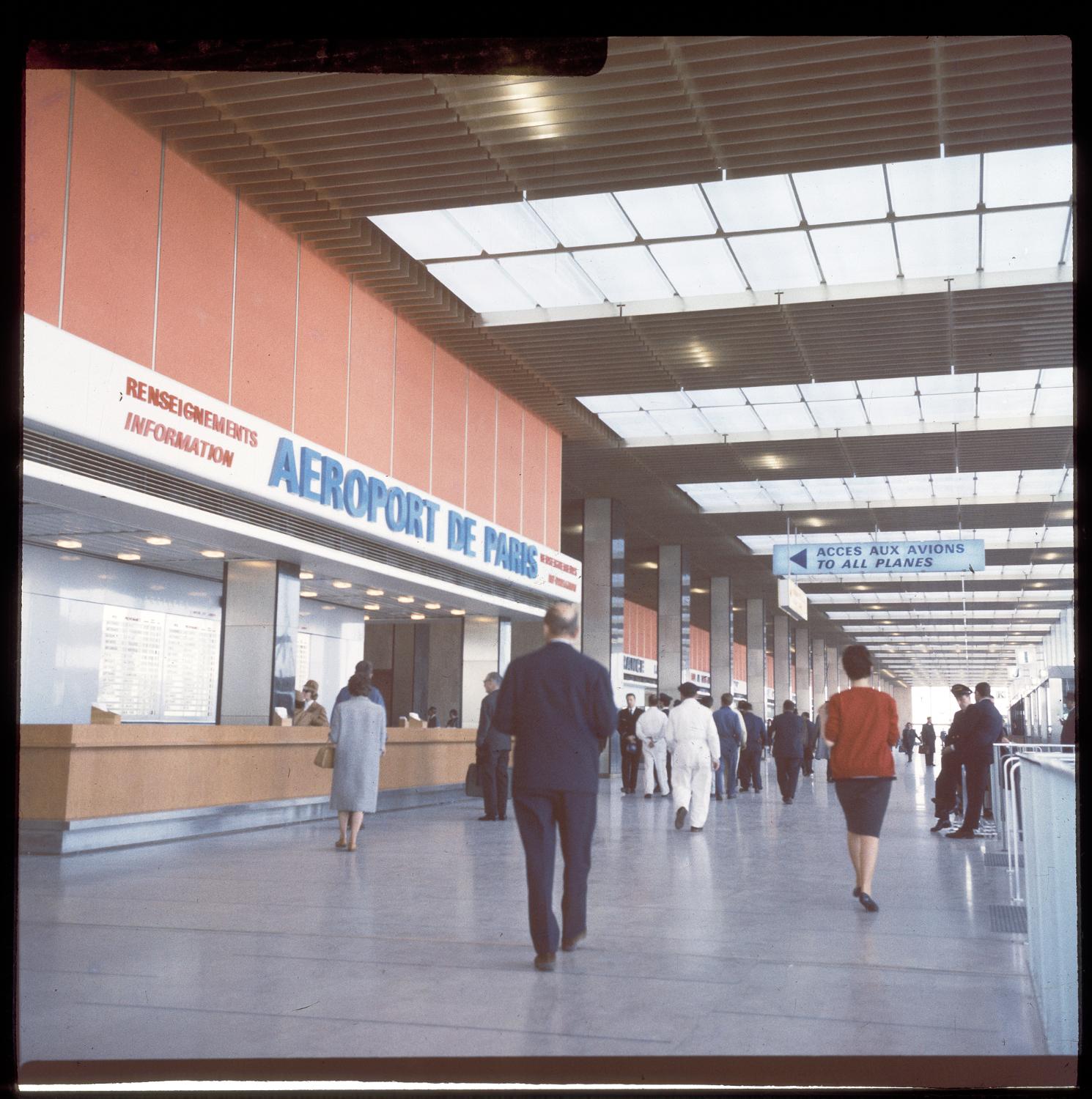 1961, le Grand Hall, rez-de-chaussée.