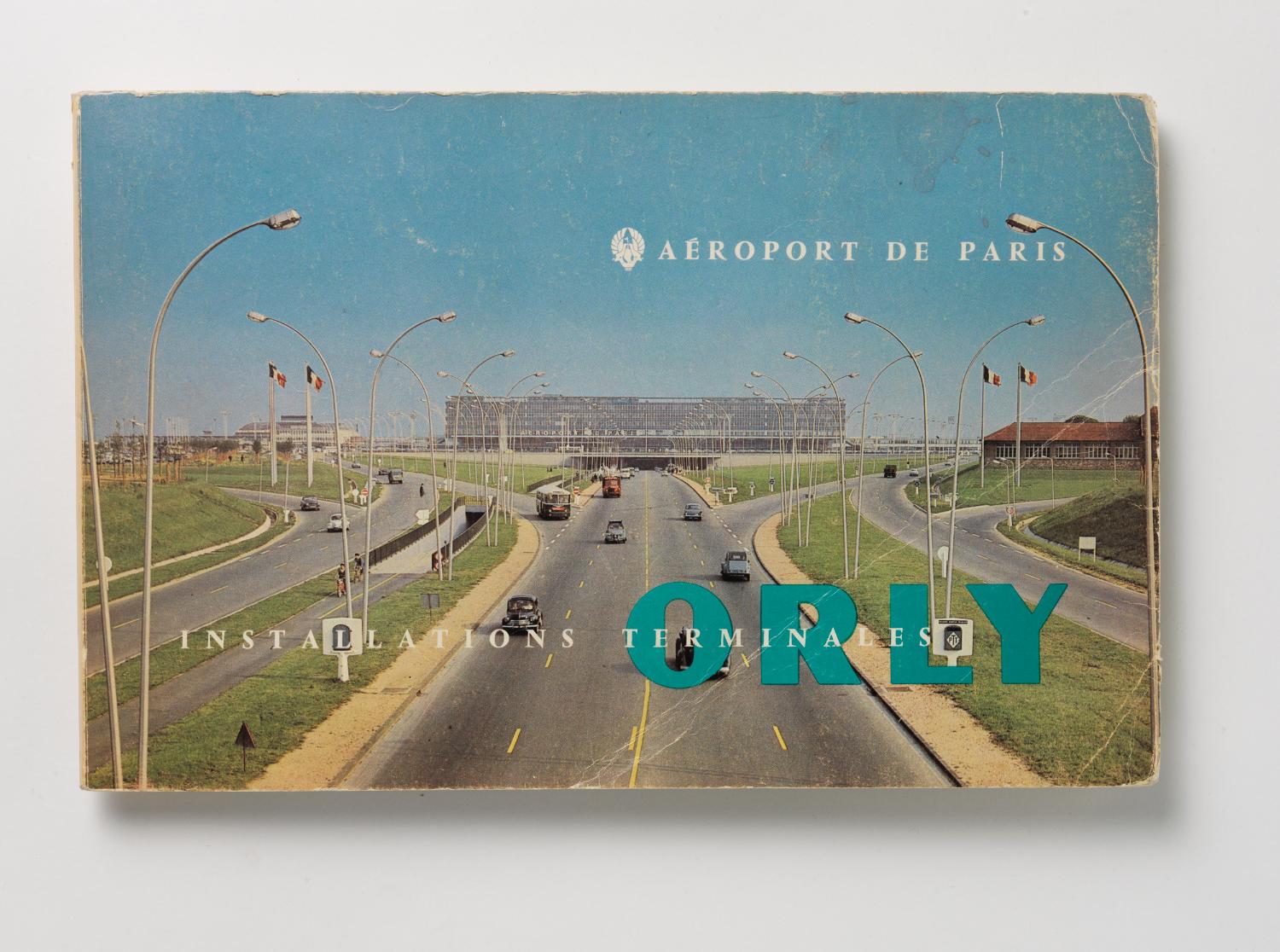 Couverture, "Installations Terminales Orly", brochure éditée par l'Aéroport de Paris, 1961.