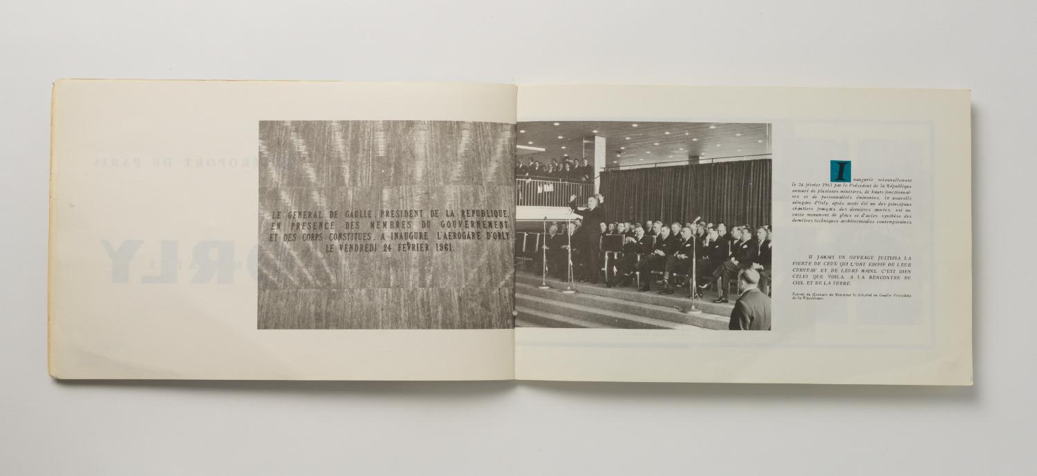 "Installations Terminales Orly", brochure éditée par l'Aéroport de Paris, 1961.