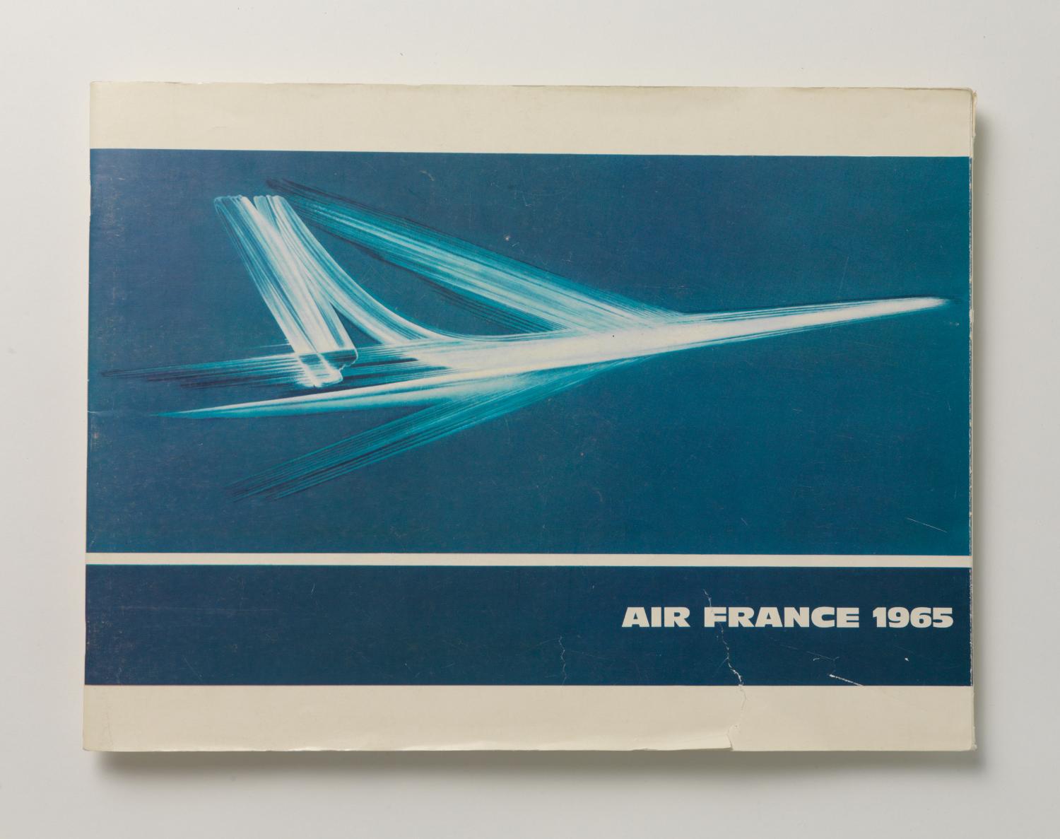 Couverture de Roger Excoffon, "Air France 1965", rapport d'activité.