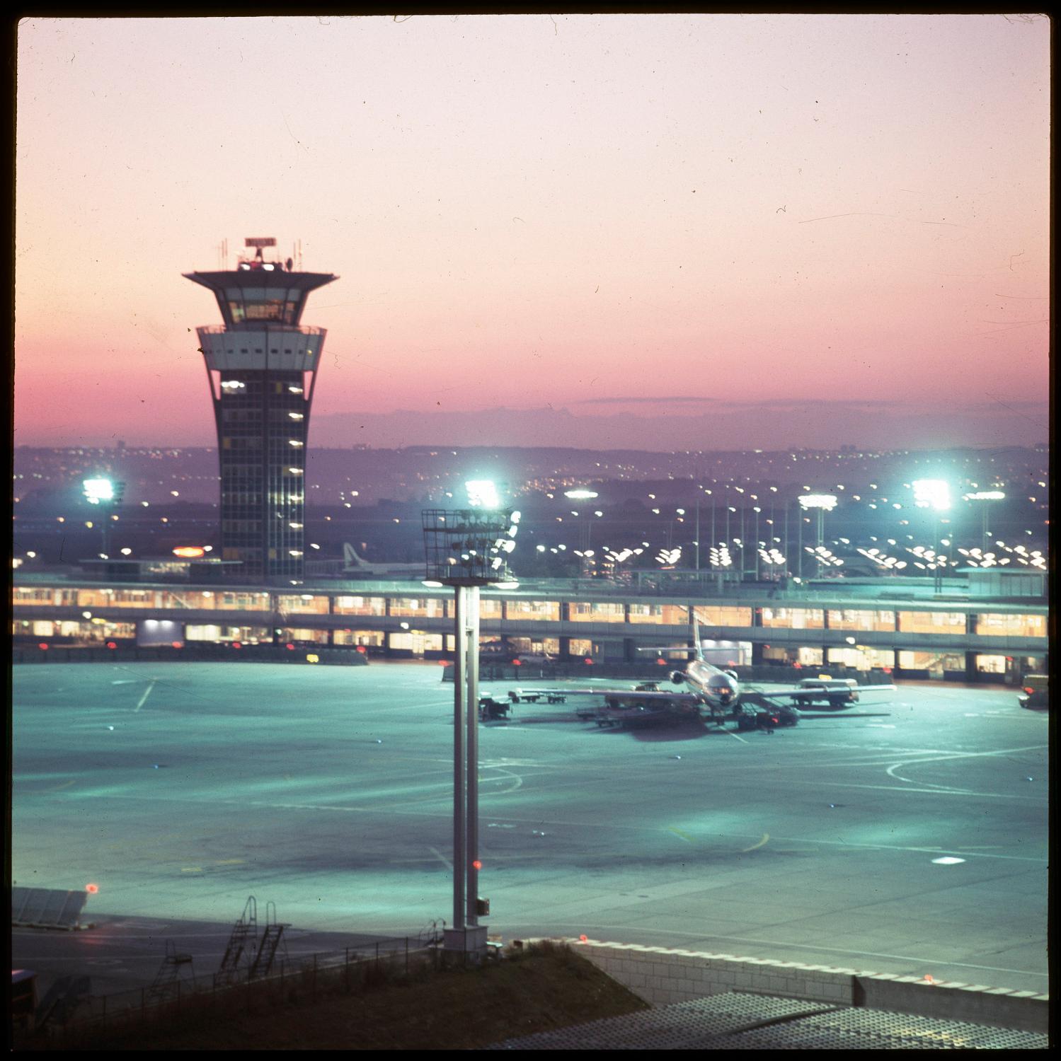 1968, les Installations Terminales vues depuis la tour du PCR.