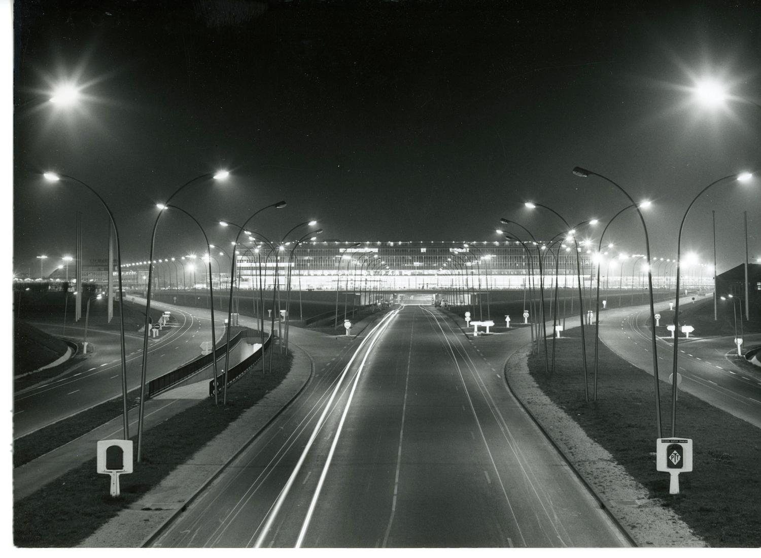 1961 1966, Les Installations terminales vues depuis le nord.