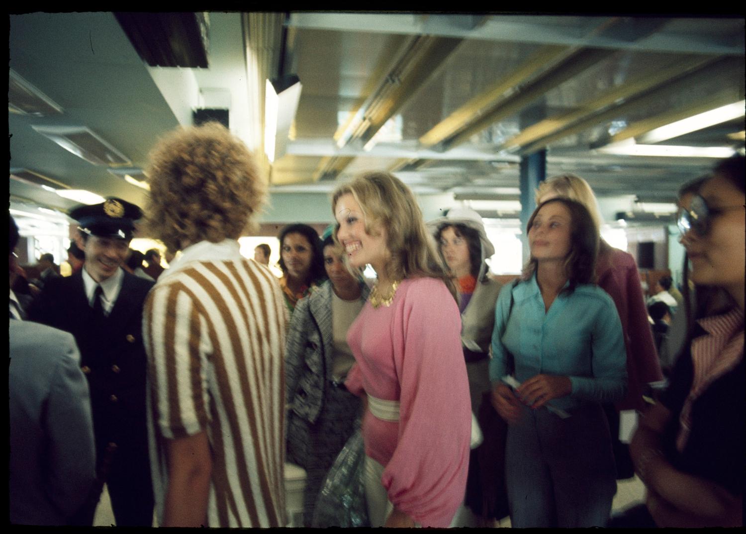1973, Orly-Ouest , mannequins de l'agence Elite.