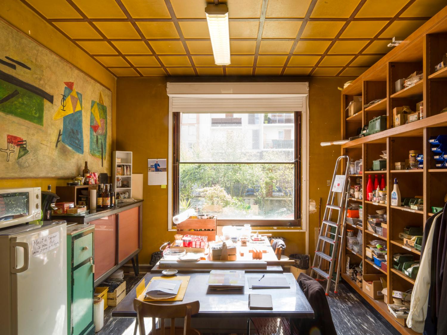 Salle de repos polyvalente, au rez-de-chaussée.