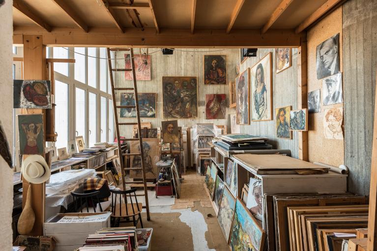 Vue générale de l'atelier d'Isaac Celnikier