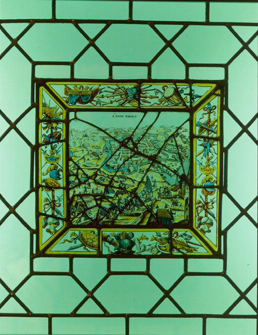 Verrière figurée : saint Jean d'Angély