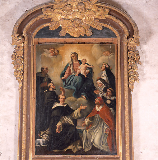 Tableau : Vierge et saints dominicains