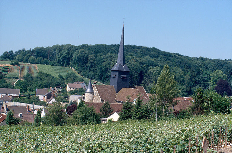 Vue de situation depuis l'est.