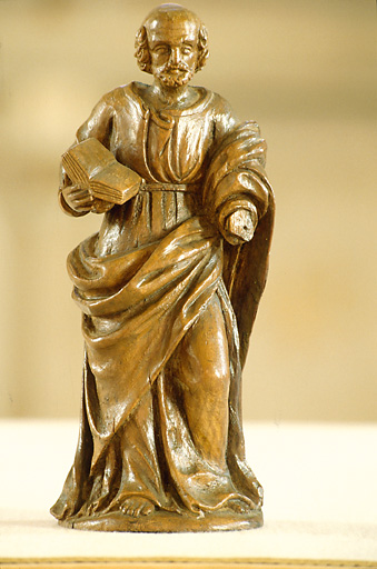 3 statuettes : saint Pierre, saint Paul, saint Ambroise