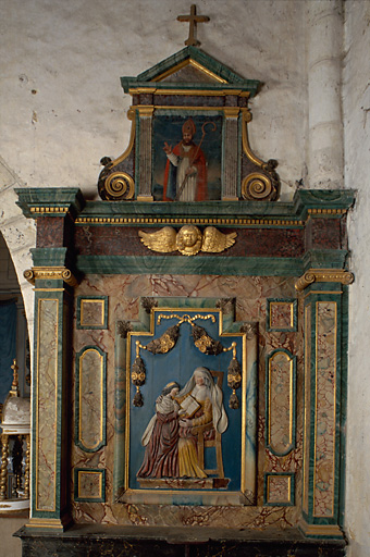 Vue du retable.