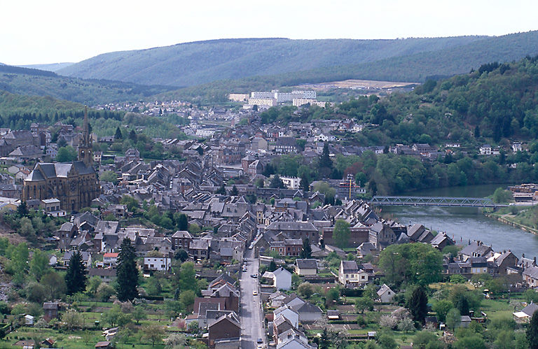 Vue sur le centre ancien depuis le point de vue de la Platale.