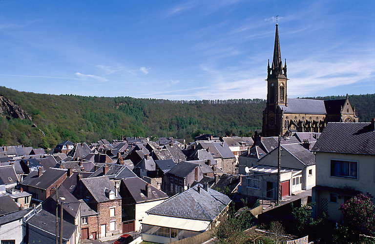 Vue générale sur le centre ancien depuis le quartier du Bel Air.