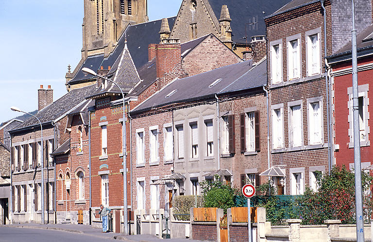 Ensemble de maisons.