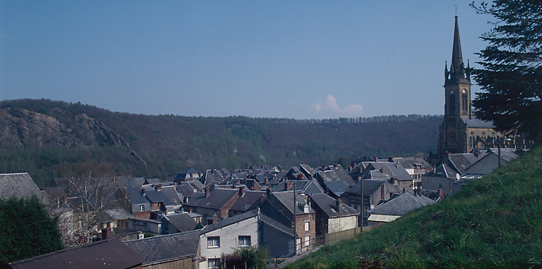 Vue générale sur le centre ancien depuis le quartier du Bel Air.