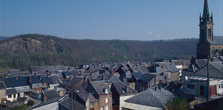 Vue générale sur le centre ancien depuis le quartier du Bel Air.