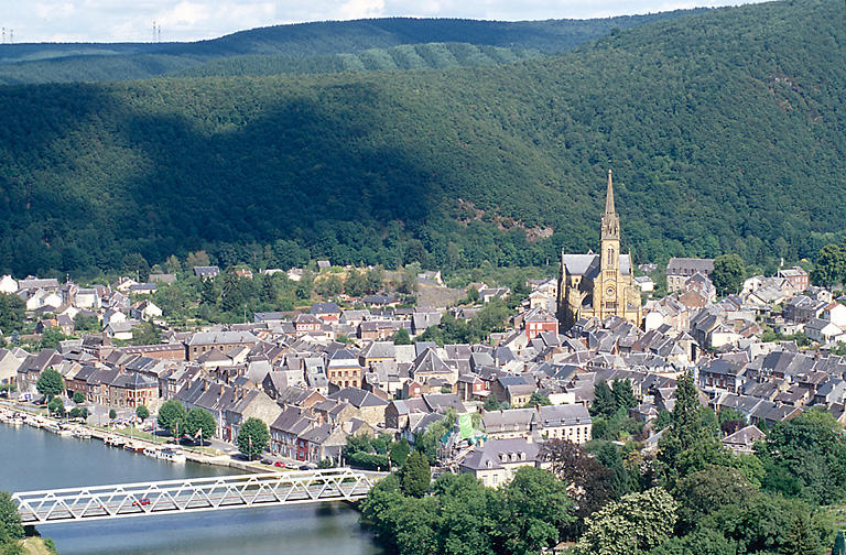 Le centre ancien, vu depuis le point de vue dit 'le Relais'.