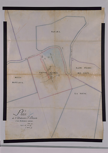 Plan de situation de la concession.