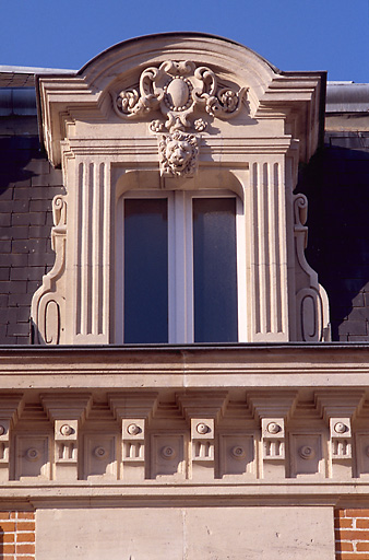 Détail de la façade.