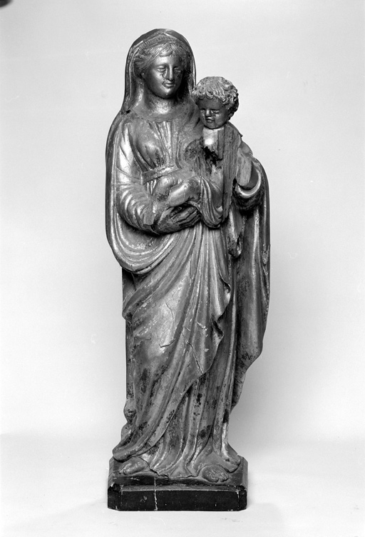 Statue (demi-nature) : Vierge à l'Enfant