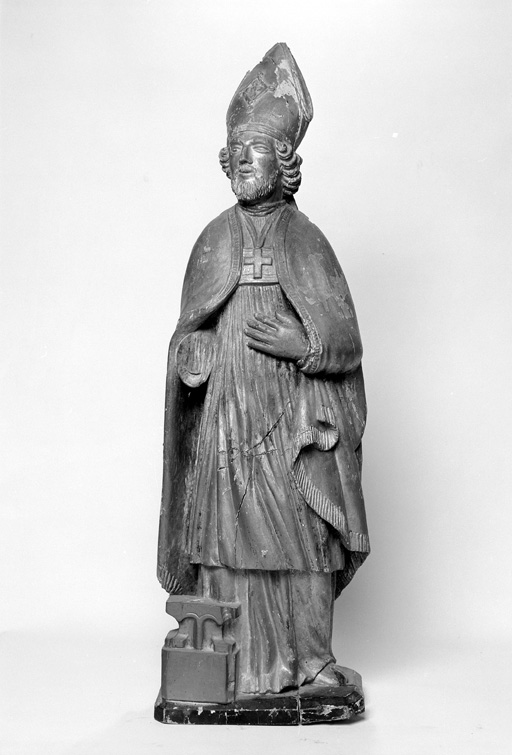 Statue (demi-nature) : saint Eloi