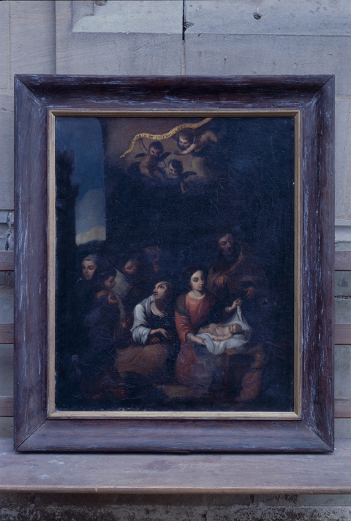 Tableau : l'Adoration des bergers