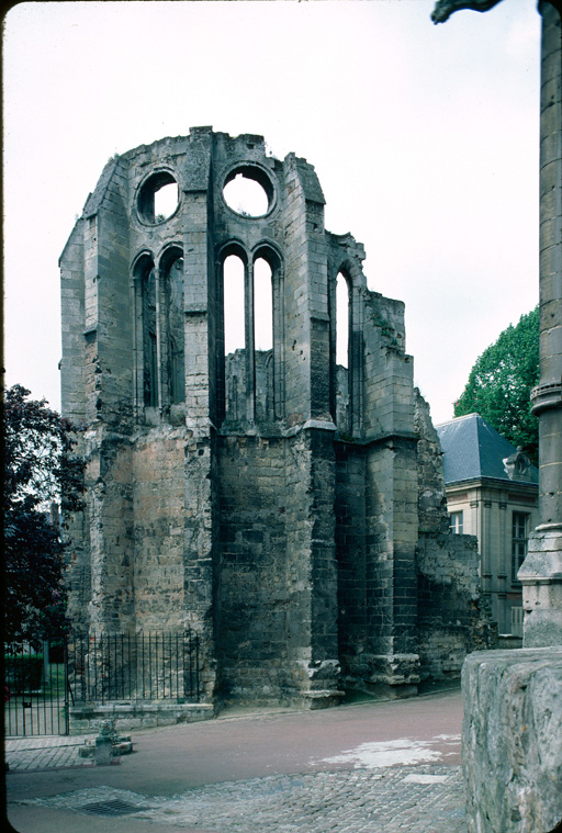 Vue du chevet de la chapelle.