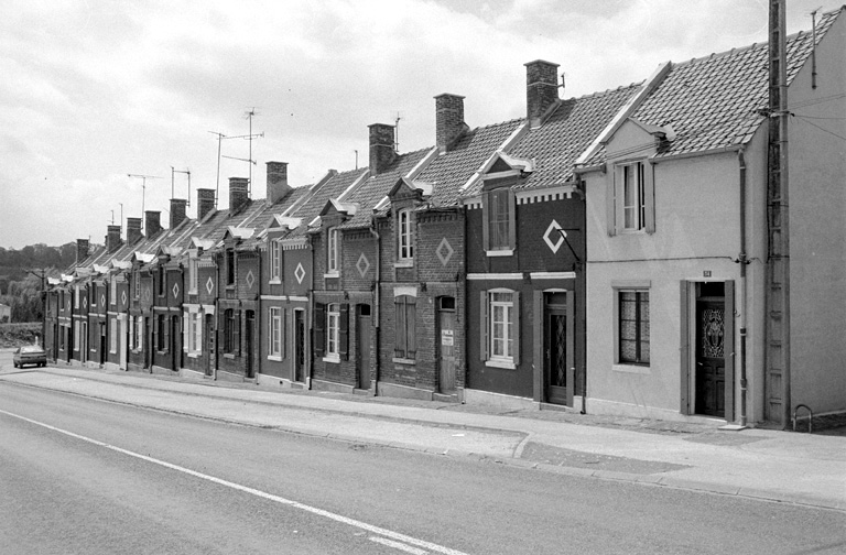Logements d'ouvriers, élévation est.