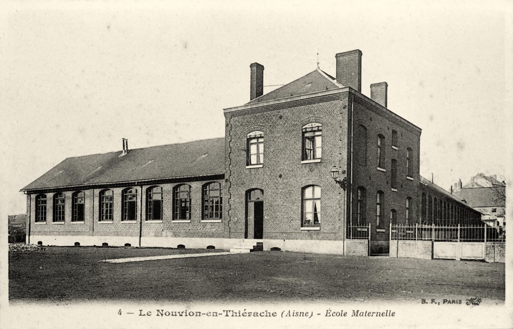 Groupe scolaire Ernest-Lavisse, école maternelle. Carte postale du début du XXe siècle. Auteur inconnu. (collection particulière)