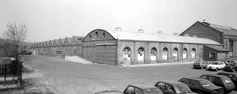 Vue générale de l'atelier de fabrication.