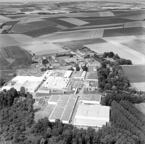 Vue générale de l'usine.