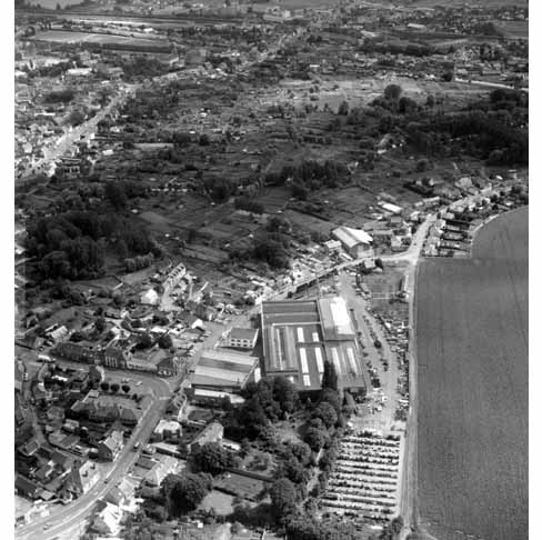 Vue générale de l'usine.