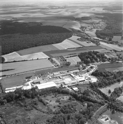 Vue générale de l'usine.