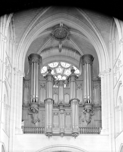 Buffet d'orgue, grand orgue.