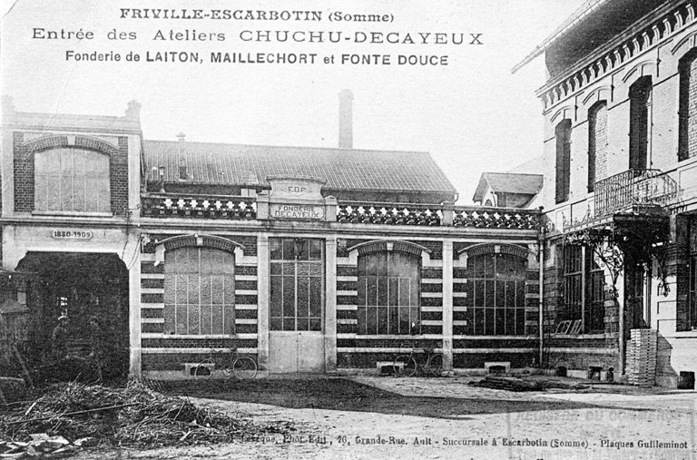Logements d'ouvriers dits Les Casernes, flanc est.