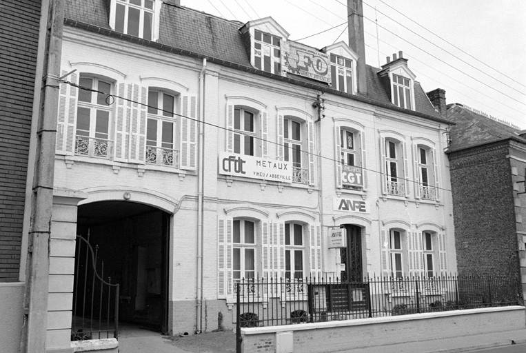 Logement patronal n°1, élévation antérieure.