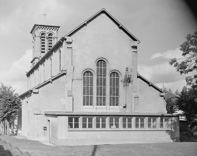 Vue du chevet.