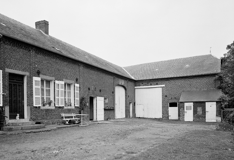 Vue de l'élévation sur cour.