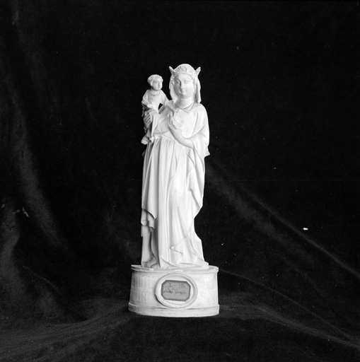 Statuette-reliquaire : Vierge à l'Enfant