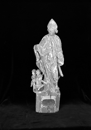 Statuette-reliquaire : saint Nicolas