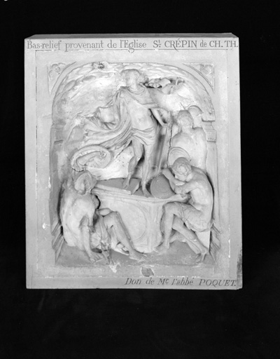 Haut-relief (panneau de retable) : la Résurrection du Christ