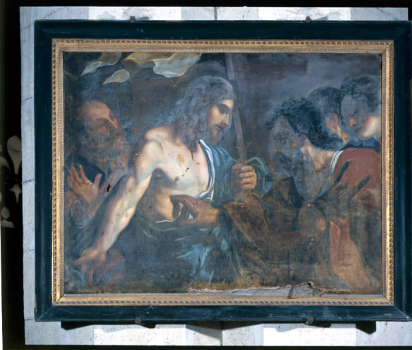 Tableau : l'incrédulité de saint Thomas