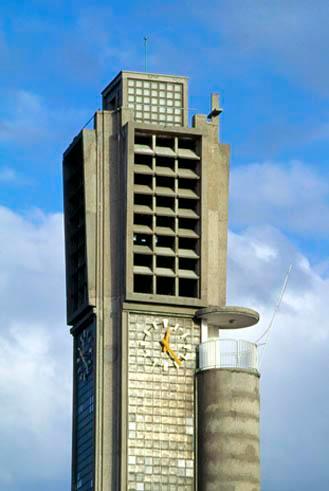 Vue de détail, le clocher.