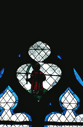 Vue du tympan : saint Etienne.