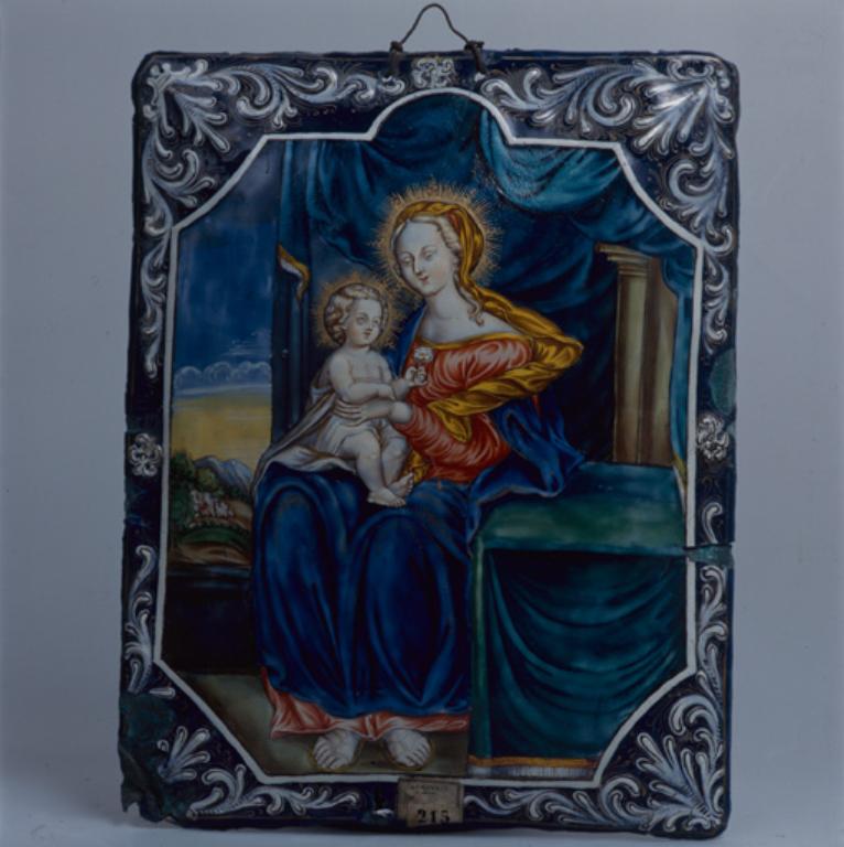 Vue générale, tableau de la Vierge à l'Enfant.