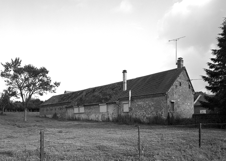 Elévation arrière du logis.