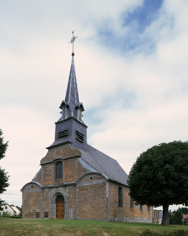 Vue générale sud-ouest. ; L'église Saint-Nicolas.