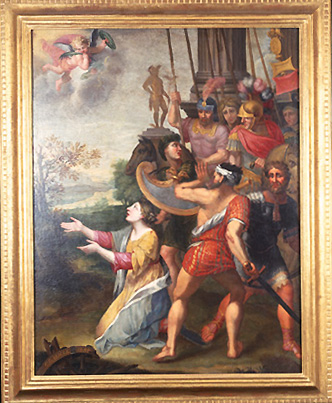 Tableau : Martyre de sainte Catherine