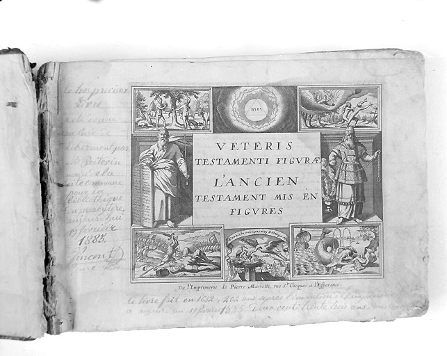 Vue d'ensemble de la page de titre.