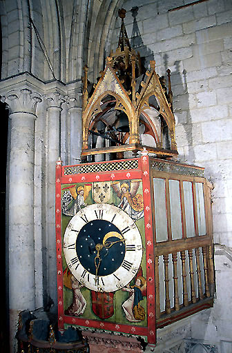 Vue de la cage de l'horloge.